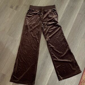 SHEIN Chocolate Velour pants (NWOT)